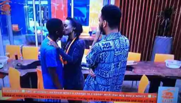 BBNaija: K-Brule Tried To Kiss Anto, She Refused, But Went On To Kiss Lolu (Photos)